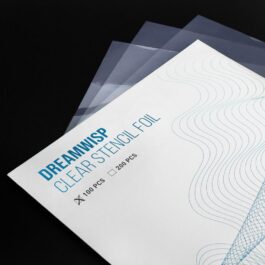 UNISTAR DREAMWISP FEUILLE STENCIL TRANSPARENT X100