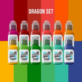 World Famous Limitless Tattoo Ink – Dragon Set – 12x 30ml (EU REACH Version)