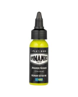 Dynamic Tattoo Ink – Platinum – Atomic Green 30ml (EU REACH Version)