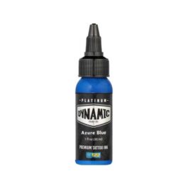 Dynamic Tattoo Ink – Platinum – Azure Blue 30ml (EU REACH Version)