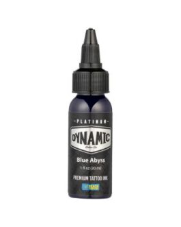 Dynamic Tattoo Ink – Platinum – Blue Abyss 30ml (EU REACH Version)