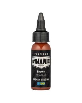 Dynamic Tattoo Ink – Platinum – Brown 30ml (EU REACH Version)