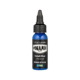 Dynamic Tattoo Ink – Platinum – Cobalt Blue 30ml (EU REACH Version)