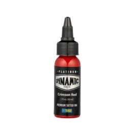 Dynamic Tattoo Ink – Platinum – Crimson Red 30ml (EU REACH Version)