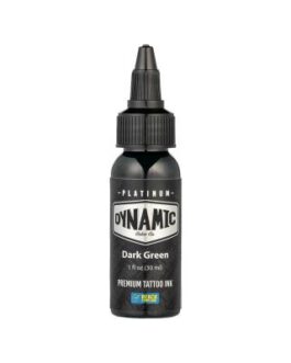 Dynamic Tattoo Ink - Platinum - Dark Green 30ml (EU REACH Version)