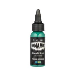 Dynamic Tattoo Ink – Platinum – Emerald Green 30ml (EU REACH Version)