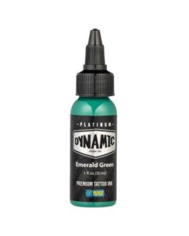 Dynamic Tattoo Ink – Platinum – Emerald Green 30ml (EU REACH Version)