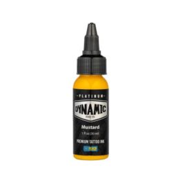 Dynamic Tattoo Ink – Platinum – Mustard 30ml (EU REACH Version)
