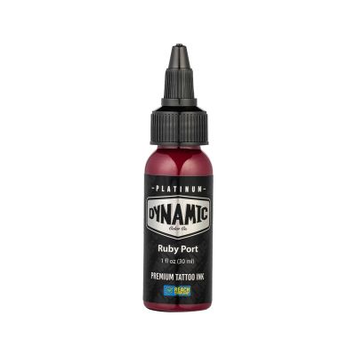 Dynamic Tattoo Ink - Platinum - Ruby Port 30ml (EU REACH Version)