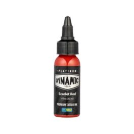 Dynamic Tattoo Ink – Platinum – Scarlet Red 30ml (EU REACH Version)
