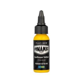 Dynamic Tattoo Ink – Platinum – Sunflower Yellow 30ml (EU REACH Version)