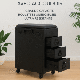SERVANTE VALISE + ACCOUDOIR
