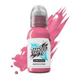 World Famous Limitless Tattoo Ink – Marta’s Pink 30ml (EU REACH Version)