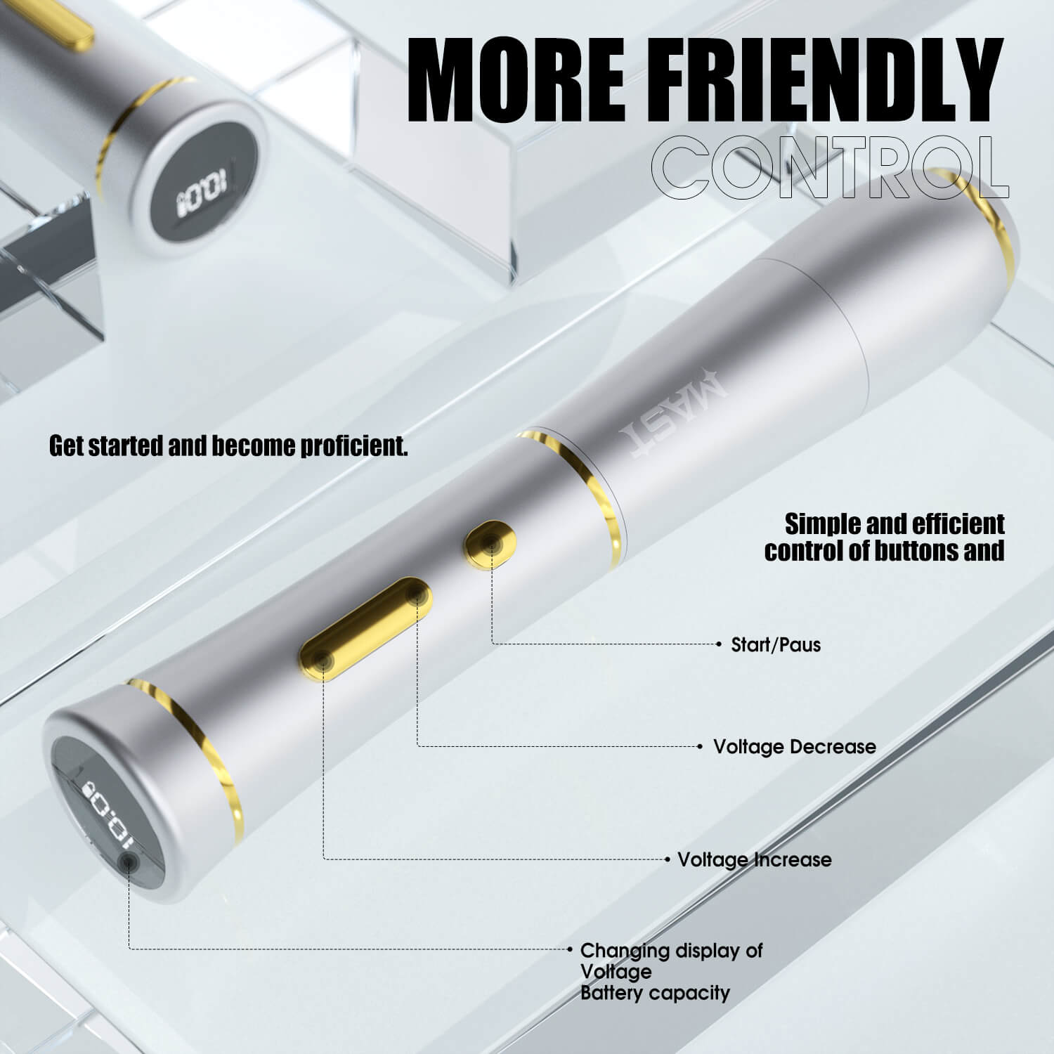 MAST P40 – Pen PMU Sans-Fil (2,5 mm) – Image 5