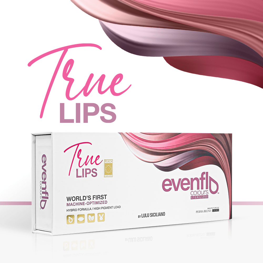 Perma Blend Luxe Evenflo PMU Ink - True Lips Set - Complete Set of 6x15ml (EU REACH Version) – Image 2