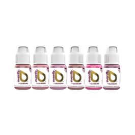 Perma Blend Luxe Evenflo PMU Ink – True Lips Set – Complete Set of 6x15ml (EU REACH Version)