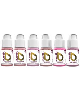 Perma Blend Luxe Evenflo PMU Ink – True Lips Set – Complete Set of 6x15ml (EU REACH Version)