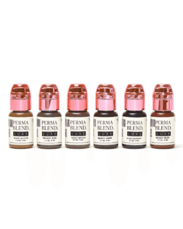 Perma Blend Luxe PMU Ink – Ready, Set, Go PreModified Set 6x15ml (EU REACH Version).