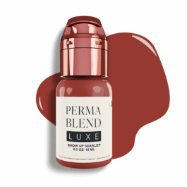 Perma Blend Luxe PMU Ink – Show Up Scarlet 15ml (EU REACH Version).