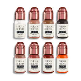 Perma Blend Luxe PMU Ink – Vicky Martin&rsquo;s Unstoppable Areola Set 8x 15ml (EU REACH Version)
