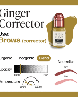Perma Blend Luxe PMU Ink – Ginger Corrector 15ml (EU REACH Version).