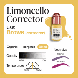 Perma Blend Luxe PMU Ink – Limoncello Corrector 15ml (EU REACH Version).