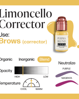 Perma Blend Luxe PMU Ink – Limoncello Corrector 15ml (EU REACH Version).