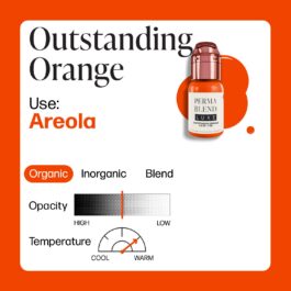 Perma Blend Luxe PMU Ink – Outstanding Orange 15ml (EU REACH Version).