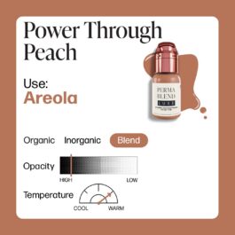 Perma Blend Luxe PMU Ink – Power Through Peach 15ml (EU REACH Version).