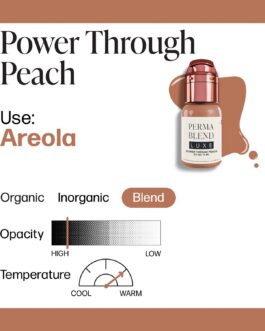 Perma Blend Luxe PMU Ink – Power Through Peach 15ml (EU REACH Version).