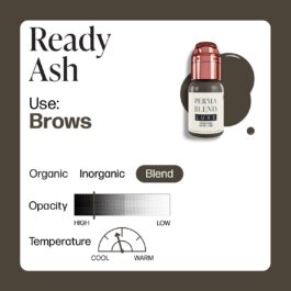 Perma Blend Luxe PMU Ink – Ready, Set, Go Pre Modified Set – Ready Ash 15ml (EU REACH Version)