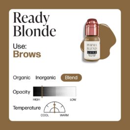 Perma Blend Luxe PMU Ink – Ready, Set, Go PreModified Set – Ready Blonde 15ml (EU REACH Version)