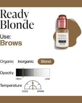 Perma Blend Luxe PMU Ink – Ready, Set, Go PreModified Set – Ready Blonde 15ml (EU REACH Version)