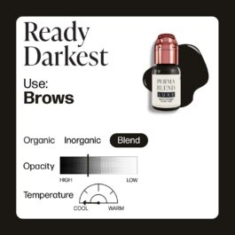 Perma Blend Luxe PMU Ink – Ready, Set, Go PreModified Set – Ready Darkest 15ml (EU REACH Version)