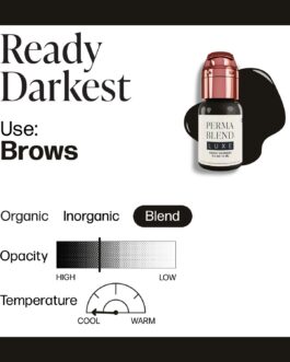 Perma Blend Luxe PMU Ink – Ready, Set, Go PreModified Set – Ready Darkest 15ml (EU REACH Version)
