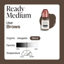 Perma Blend Luxe PMU Ink – Ready, Set, Go PreModified Set – Ready Medium 15ml (EU REACH Version)