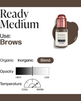Perma Blend Luxe PMU Ink – Ready, Set, Go PreModified Set – Ready Medium 15ml (EU REACH Version)