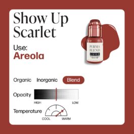 Perma Blend Luxe PMU Ink – Show Up Scarlet 15ml (EU REACH Version).