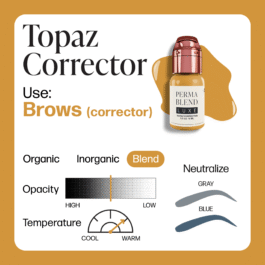 Perma Blend Luxe PMU Ink – Topaz Corrector 15ml (EU REACH Version).