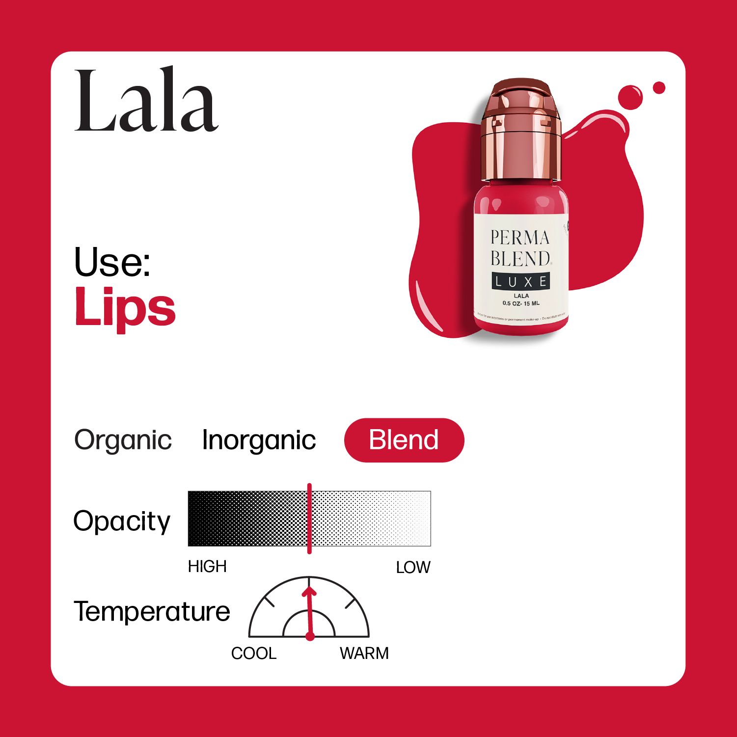 Perma Blend Luxe PMU Ink - Lala 15ml (EU REACH Version) – Image 2