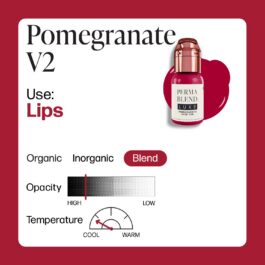 Perma Blend Luxe PMU Ink – Pomegranate v2 15ml (EU REACH Version)