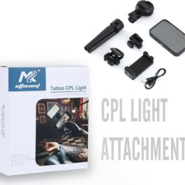 MK TATTOO – Kit lumière photo tatouage + filtre polarisant (CPL)