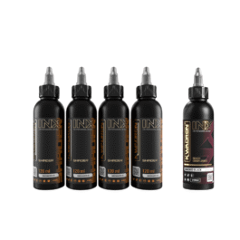 KWADRON® INX™ Enriched Black + UniShader PACK COMPLET 120ml x5